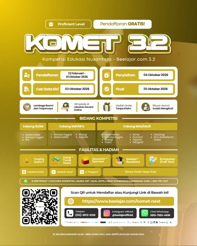 KOMPETISI EDUKASI NUSANTARA - BEELAJAR.COM 3.2