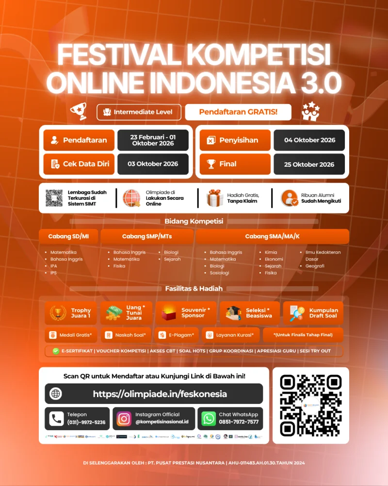 FESTIVAL KOMPETISI ONLINE INDONESIA 3.0