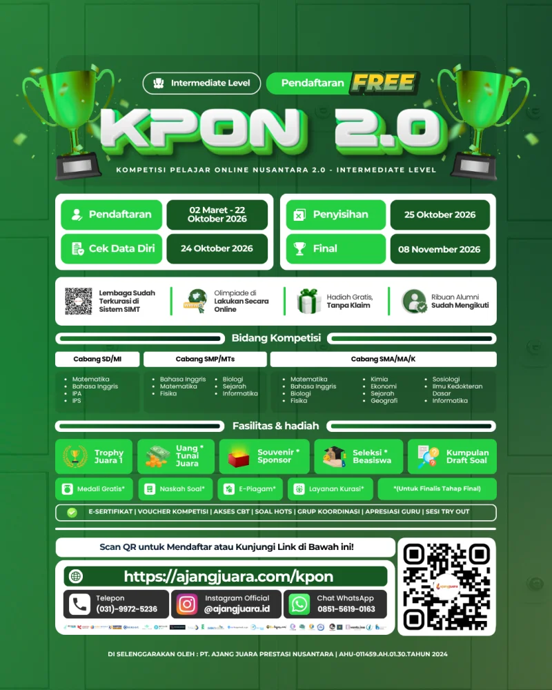 KOMPETISI PELAJAR ONLINE NUSANTARA 2.0