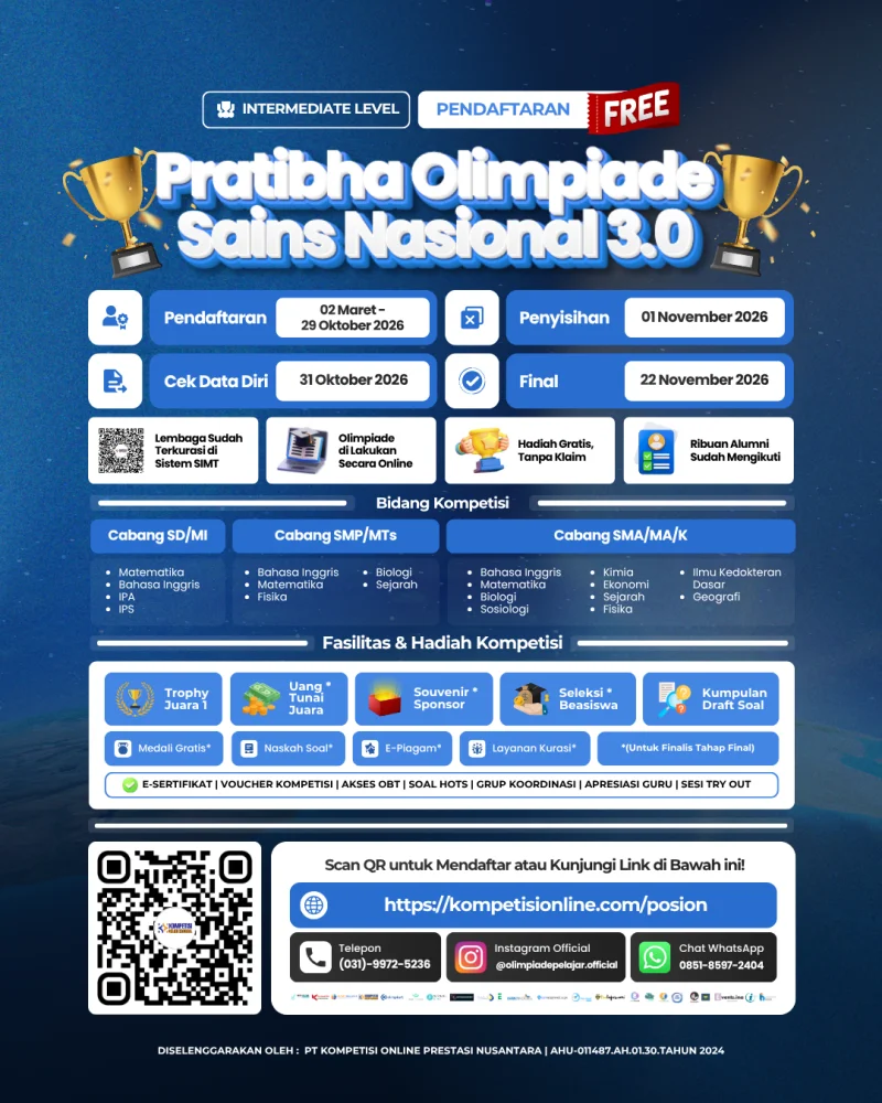 PRATIBHA OLIMPIADE SAINS NASIONAL 3.0