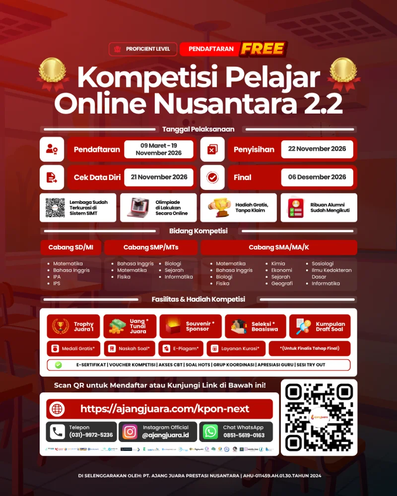 KOMPETISI PELAJAR ONLINE NUSANTARA 2.2