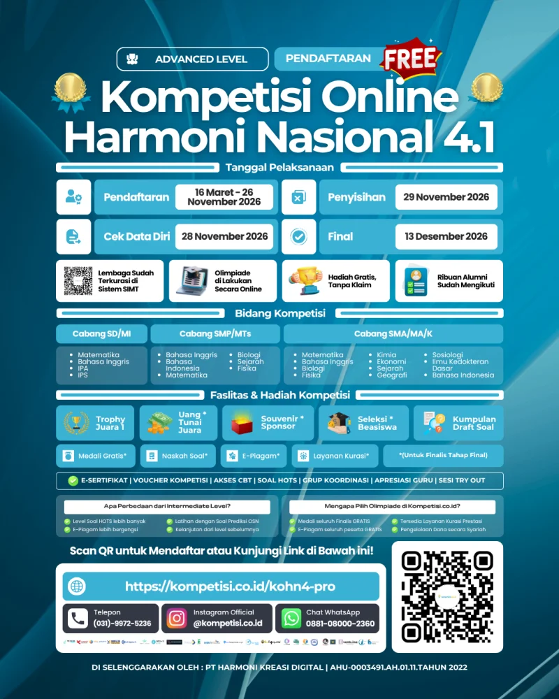 KOMPETISI ONLINE HARMONI NASIONAL 4.1
