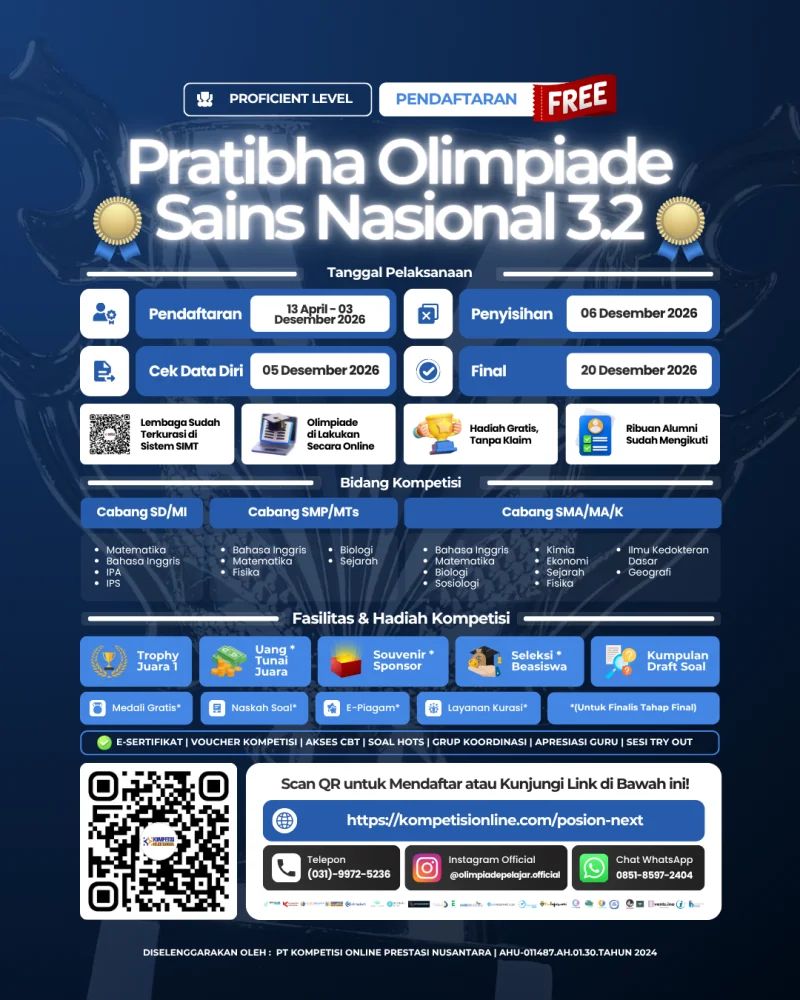 PRATIBHA OLIMPIADE SAINS NASIONAL 3.2