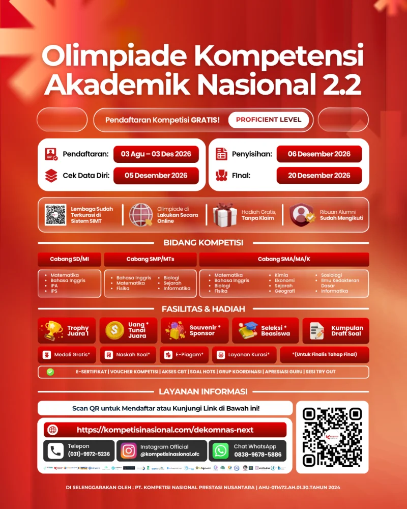 OLIMPIADE KOMPETENSI AKADEMIK NASIONAL 2.2