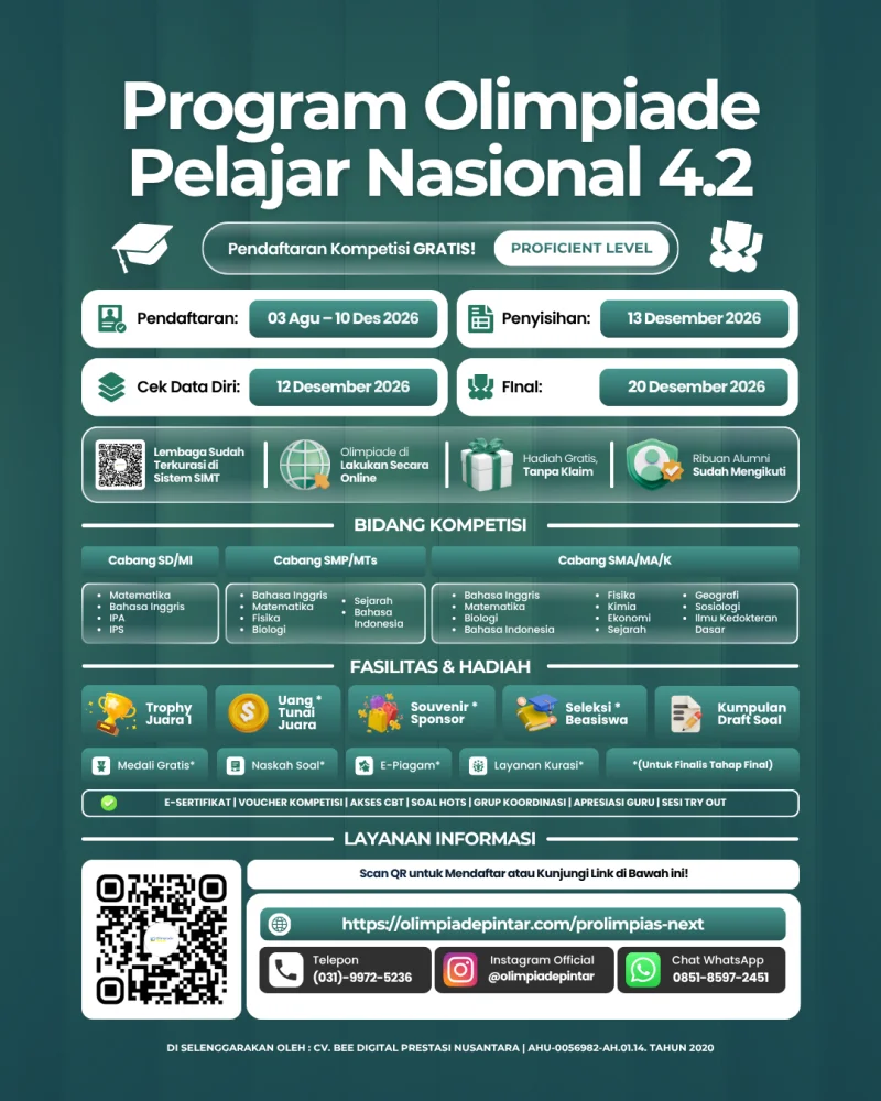 PROGRAM OLIMPIADE PELAJAR NASIONAL 4.2