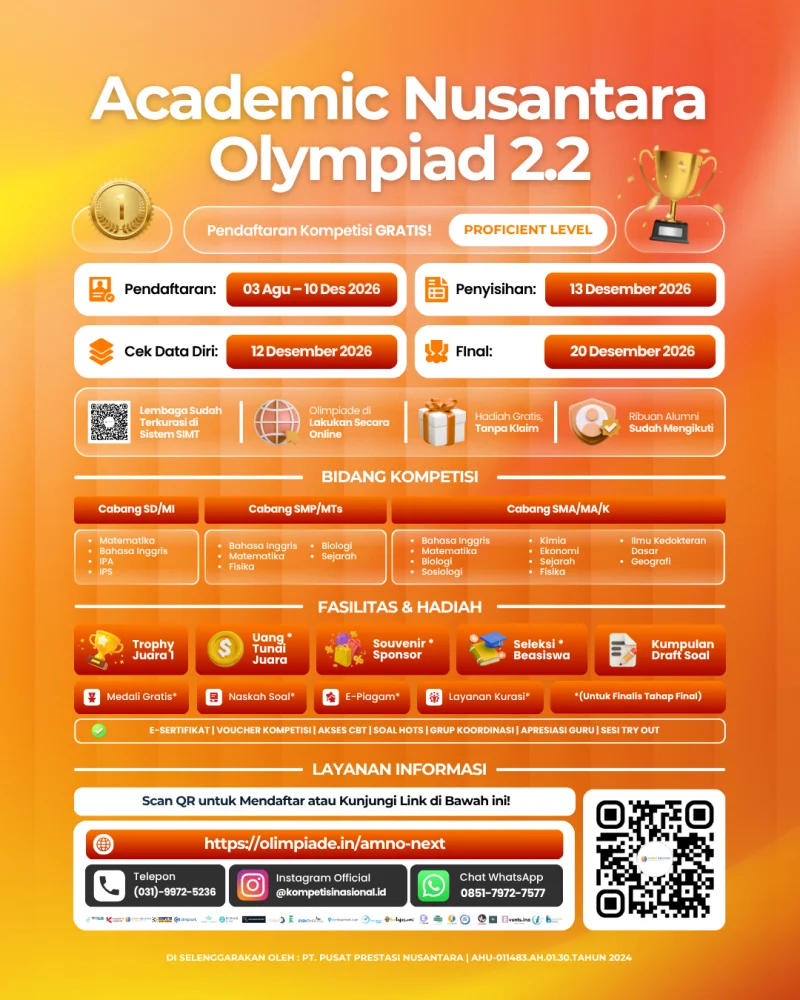 ACADEMIC NUSANTARA OLYMPIAD 2.2